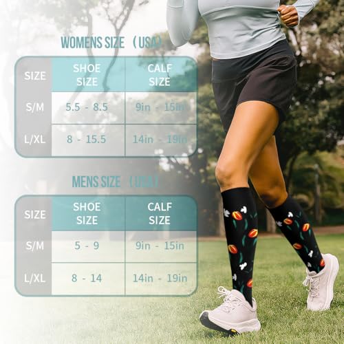 Image of COOLOVER Copper Compression Socks for Women and Men(6 Pairs)-Best Support for Running, Athletic, Travel