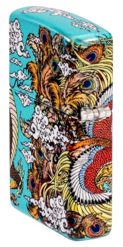 Encendedor Zippo diseño Dragón y Fénix miniatura 4