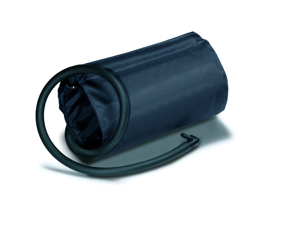 Rolled-up blood pressure cuff