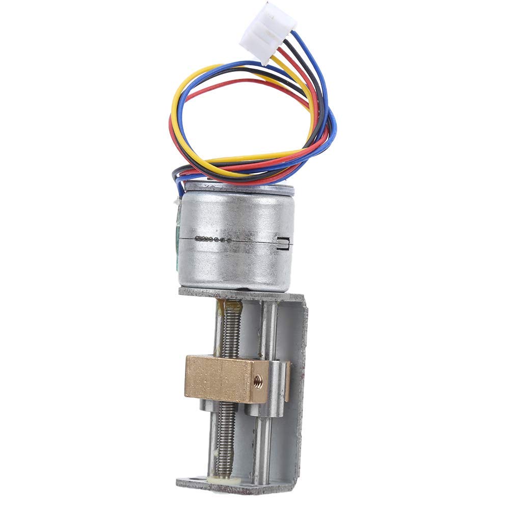 Schrittmotor mit Mini-Linear-Leitspindelmutter-Schieber, 20 mm bewegliche Schubmotoren Gleitführungsschiene CNC-Schraube für CNC-Fräser Engrvaving Fräsmaschine