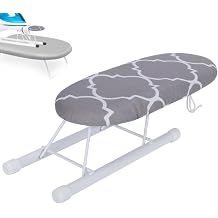 Small Ironing Board, Folding Sleeve Cuffs Collars Ironing Table Space Saving for Home, Craft Room, Travel Use Classic Grid