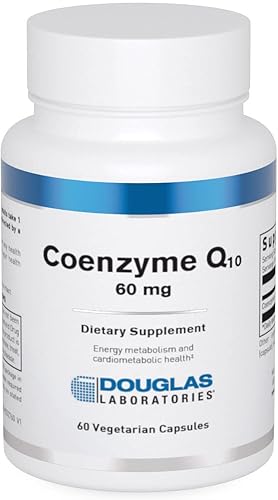 Douglas Laboratories Coenzyme Q-10 60mg Antioxidante y apoyo energético 30 cápsulas
