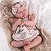 Aori Lifelike Reborn Baby Dolls - Realistic 20-Inch Newborn Real Life Baby Girl Doll with Poseable Limbs and Feeding Kit, Set for Kids 3+