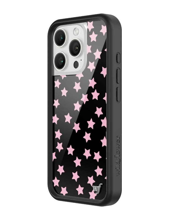 Image of Wildflower Cases - iPhone 16 Pro Compatible - Super Cute Star | Impact-Certified 6.5 ft Drop Protection Case, Raised Protective Bumper, Cute Aesthetic Design, Women-Owned Small Business