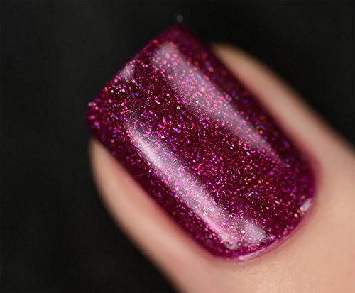 Image of ILNP Showtime - Deep Raspberry Holographic Nail Polish