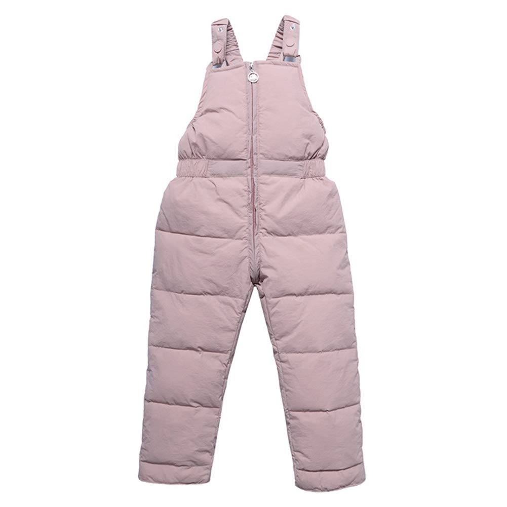 Happy Cherry - Schneehose für Jungen Winter Schnee Latzhose Daunen Baumwolle Skihose Schnee Skifahren Thermische Hitze Heiße Outdoor Winddichte leichte Hose