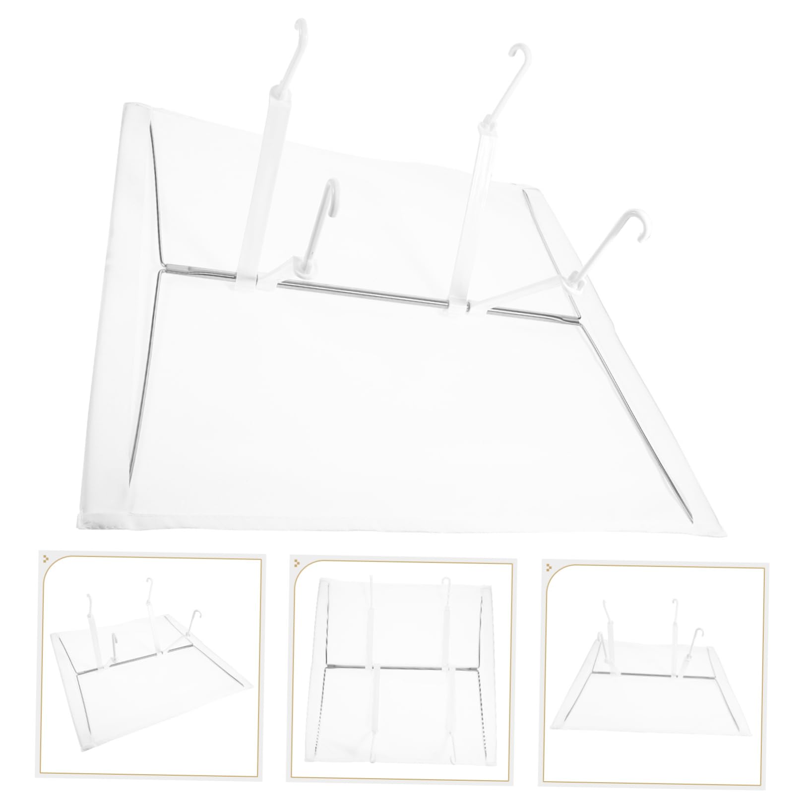 Mikikit Deflettore Per Condizionatore Aria Per Venti Quadrati Protegge Da Soffiate Dirette Facile Installazione Adatto Per Ufficio e Camera Da Letto
