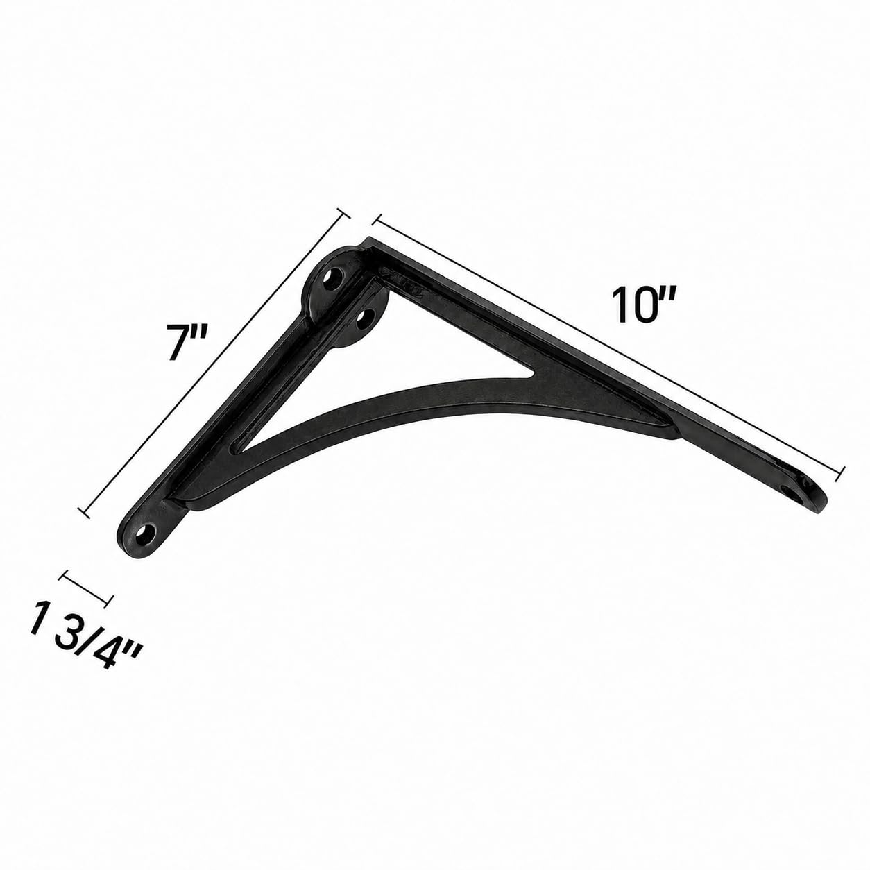 KHTUMEWARE-170326 Antique Iron Shelf Brackets 2-Pack in Antique Iron — KHTUMEWARE