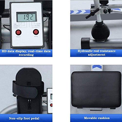 Image of Home Rowing Machine Adjustable Hydraulic Rowing Machine, Home Muscle Training Water Rowing Machine, Indoor Rehabilitation Exercise Fitness Equipment