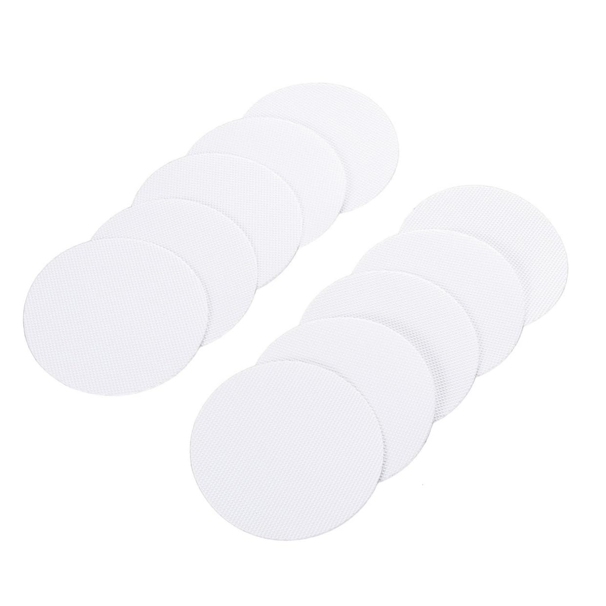 Ciieeo 20 Pieces Non Slip Bathroom Stickers Diameter Slip Safety Strips for Bathtubs Showers Kitchen Pool Easy to Install Elegant Bathing