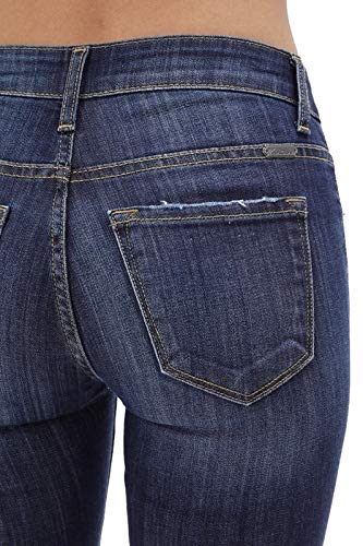 Kan Can Women's Denim-Blue Five Pocket Basic Mid Rise Super Skinny Jeans3