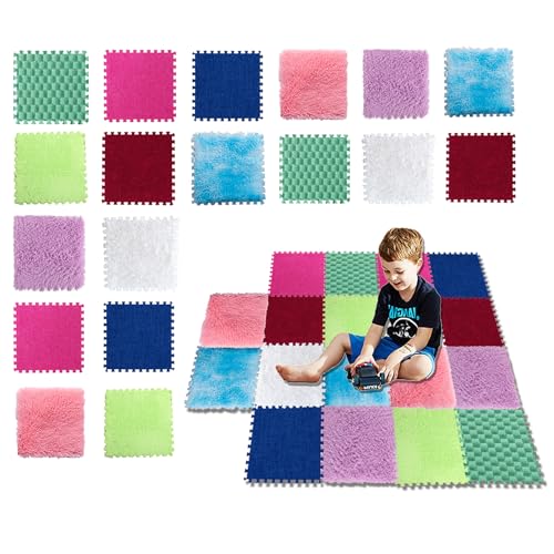 Tapis de sol sensoriel en mousse doux et durable carreaux emboîtables