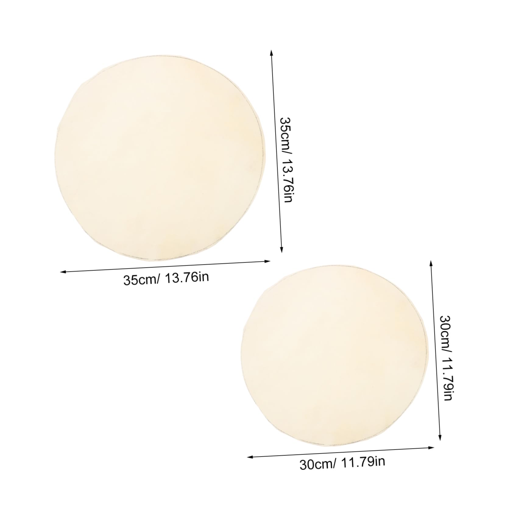 KICHOUSE Drum Accessories Goat Skin Drum Head Skin Easy to Install Replacement for Rich Tone Drumming Experience