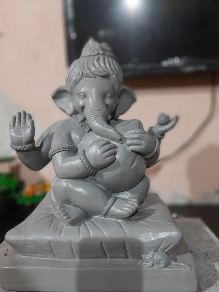 Image of Rahul Terracotta 1kg Terracotta Clay for Modelling, Sculpting, and Art & Craft Projects - Air Dry Clay for Children & Professional Artists, Ready to Use Natural Eco Friendly Filtered Molding Clay (1kg)