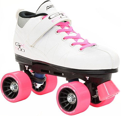 Pacer Mach-5 GTX500 Quad Roller Skates (Men 6 / Women 7)