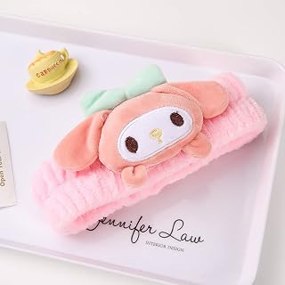 Cute Spa Headband for Washing Face,Kawaii Plush Headband Cute and Stretchy Spa Headband for Make Up Headband for Washing Face Spa Hair Wrap Headband Gift for Women Girls