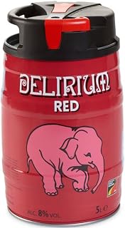 Delirium Barril Red 5L Cerveza Belga Fruit Beer 8,5º Sabor Cereza