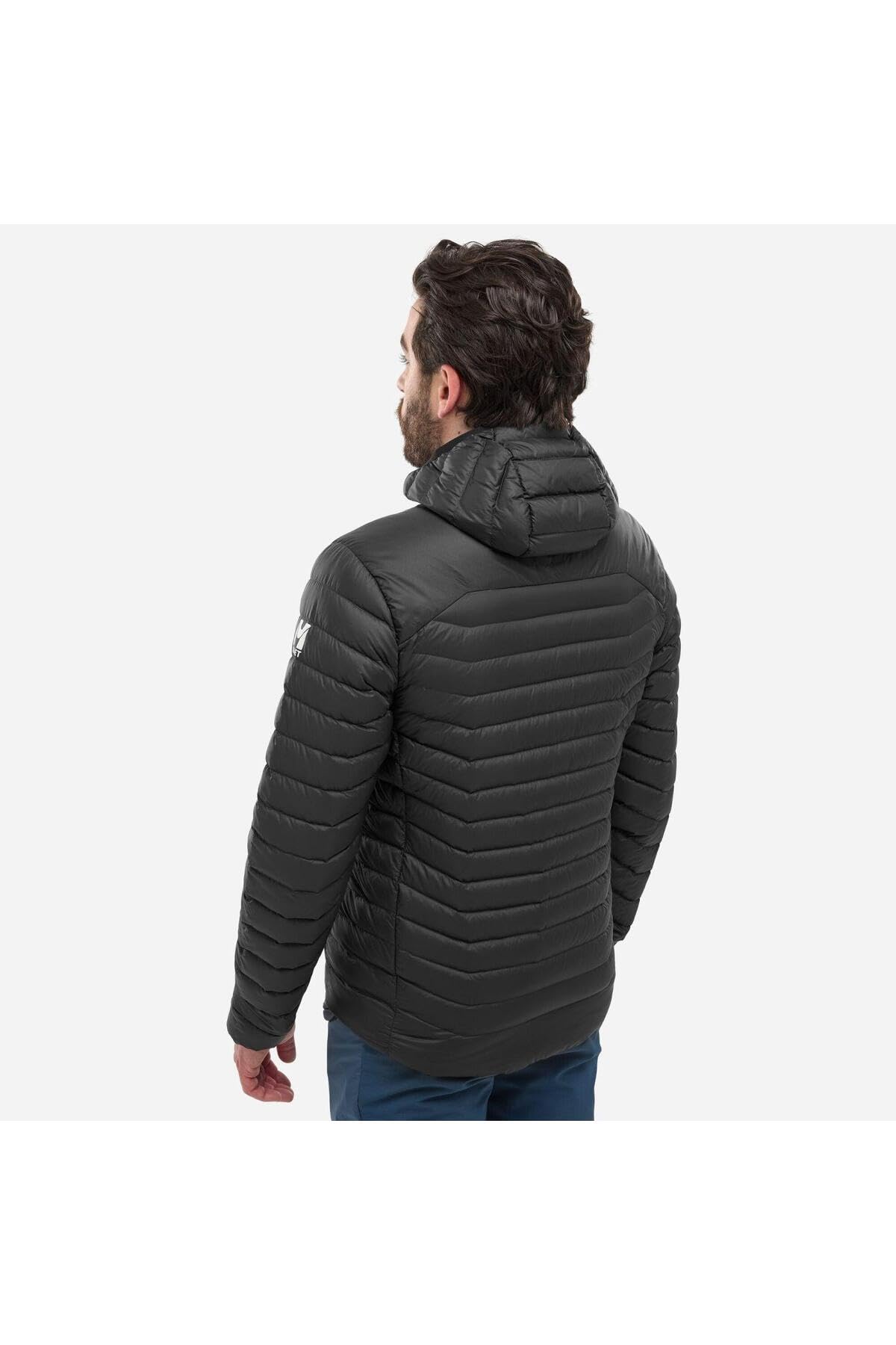 MILLET Doudoune Homme EVOLE LIGHT 700 HD Compressible Légère Déperlante (FR/ES, Alpha/lettres, M, Taille normale, Taille normale, Noir)