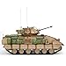 Ssccgym Large Remote Control Tank US M2A2 Bradley RC Battle Light Tank 1/16 War Military Vehicle Simulation Smoke No-Shooting Sound Effect Collection Model 44CM
