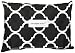 The Diaper Clutch Diaper Wipe Case - Black Quatrefoil