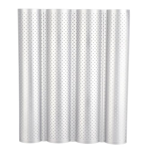 HEEPDD Moules à, en Acier Inoxydable Antiadhésif Multi-rainures Vagues Porte-pain Français Pratique Cuisson Plateau de Cuisson Moules Outil de Cuisine (quatre