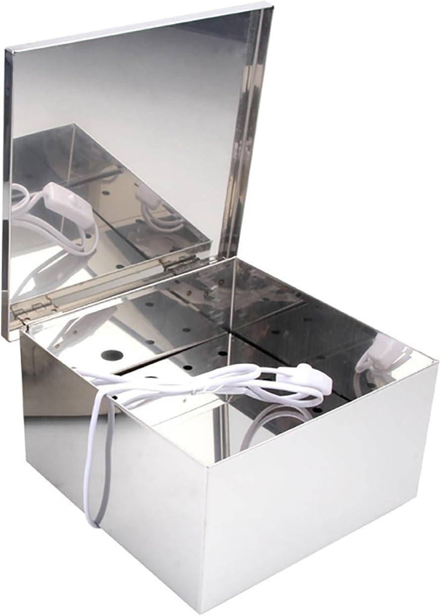 Horno Eléctrico para Sushi, Caja De Secado De Alga Nori De Acero Inoxidable con Luz, Cocina Alga Nori Crujiente para Verduras, para La Elaboración Y Secado De Sushi En Casa. Large Size