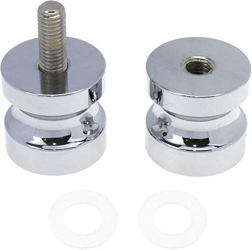 Miniatura 3 de FarBoat 2 pomos deslizantes de puerta de cristal para ducha, cilindro, manija de puerta de baño, tirador redondo, aleación de aluminio macizo,