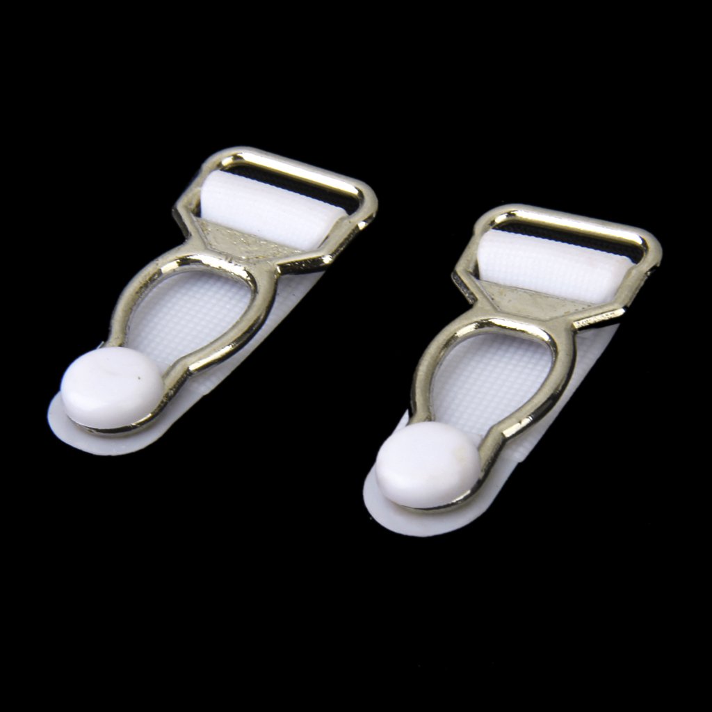 Boucles Porte-jarretelles – Lot De 80, Plastique – Taille 12 Mm – Pour Fixer Jarretelles, Chaussettes, Accessoires – Homme/femme - 5