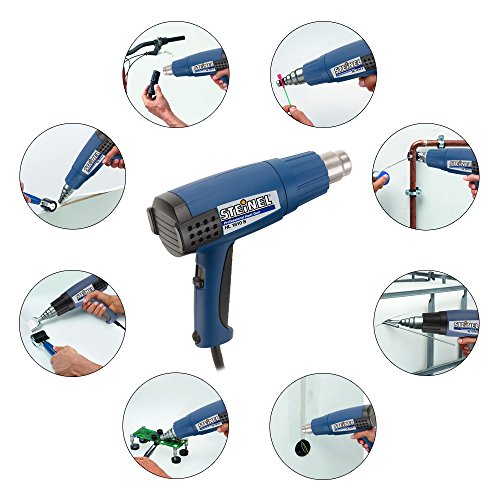 Steinel Hl 1810 S Case - Including A Professional 120 V Heat Gun And Heavy Duty Case, With Duratherm Heating Element And Three-Stage-Switch, Sleek And Balanced Design For Comfortable Long-Term Use, Non-Slip Soft Stand And Industrial Grade Rubber Power Cord, 34821 #TOP1