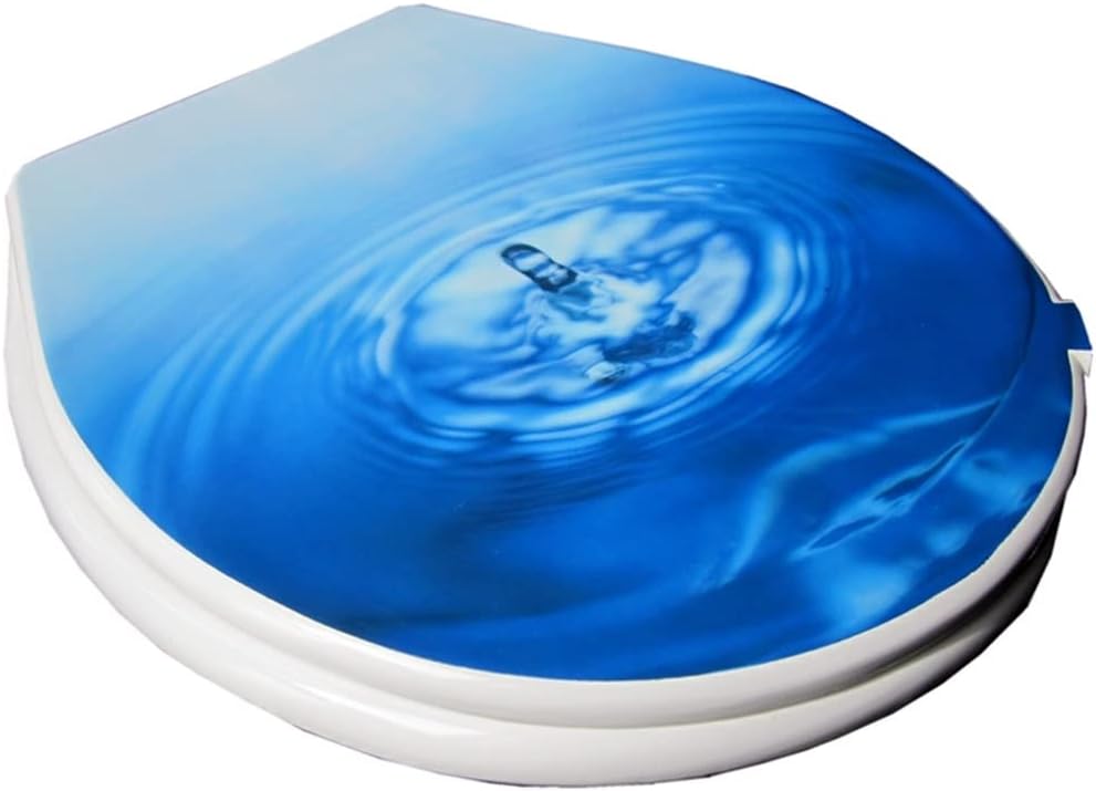 Toilet Seat Cover Stone Group Pattern Set PP Lid Starfish Universal