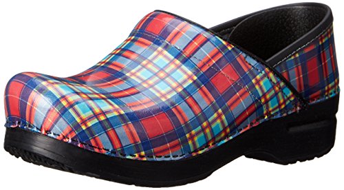 Dansko Women's Professional Multi Plaid Pat