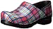 Dansko Women's Professional Multi Plaid Pat Mule
