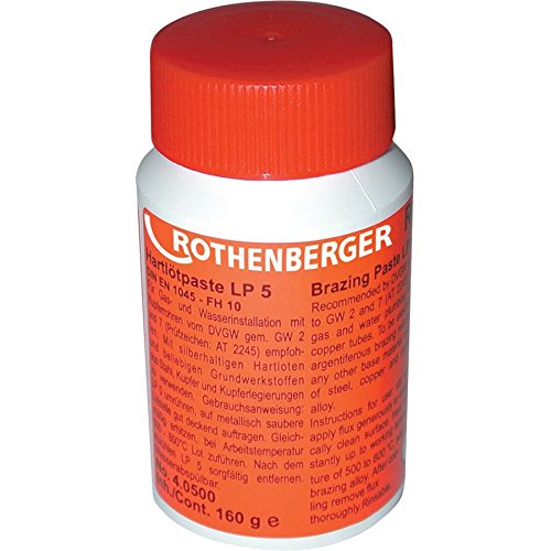 ROTHENBERGER40500 "LP 5" Hard Solder Paste, Orange, 160 g