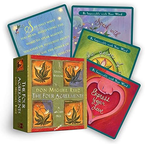 The Four Agreements: A 48-Card Deck Cover