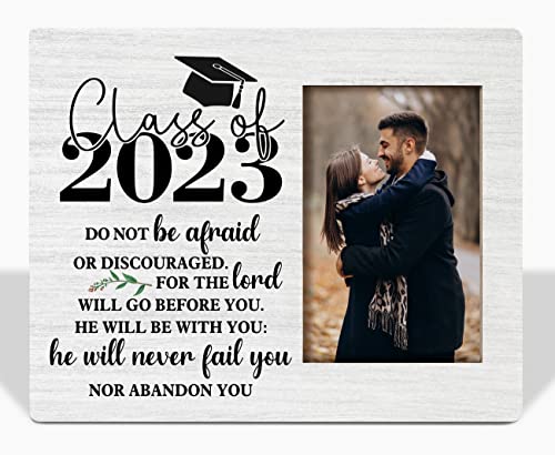 Haluosi Graduation Gifts Picture Frame, Tabletop Picture Frame Plaque Gift, Rustic Desk Decor Photo Frame Gift, Graduation Gift In 2023, New Term Gift, Gift For 2023 New Senior High School Student #TOP1