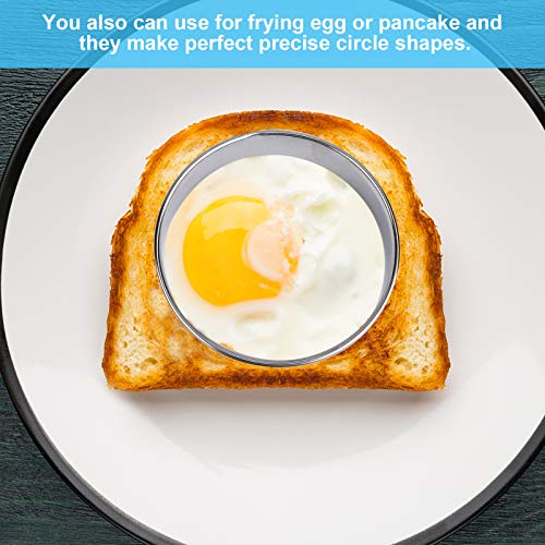 12 Pcs Donut Hole Cookie Biscuit Cutter Set For Baking, Graduated Doughnut Round Cookie Cutters, Metal Scone Circle Cookie Cutters For Frying, Biscuits Ring Molds For Cooking Cake(1-4.4 Inch) Hahayoo #TOP5