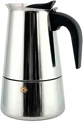 Cafeteira Italiana Expresso 200ml em Inox Para 4 Xícaras
