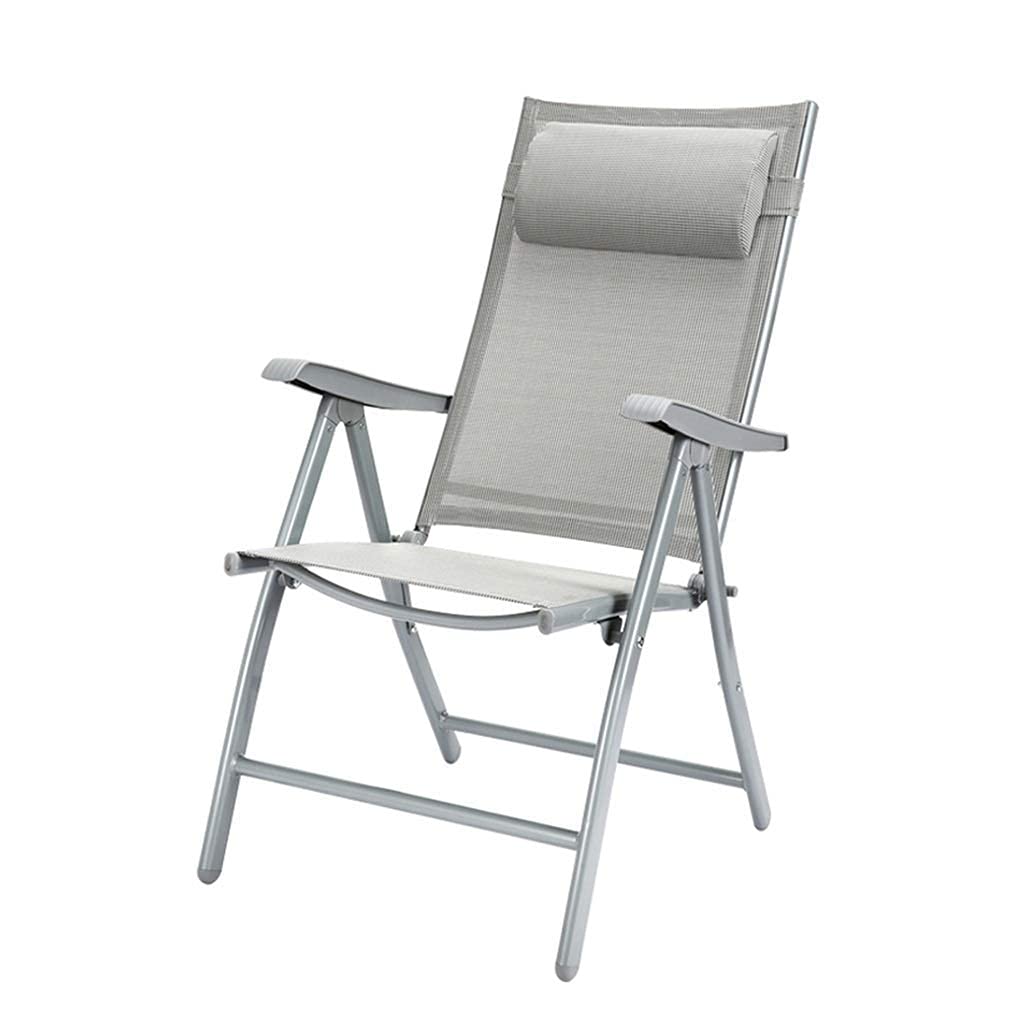 Chaise longue de jardin et chaise de camping pliante multiposition