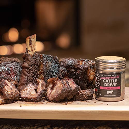 Casa M Spice Co Cattle Drive Beef Seasoning • Very Low Sodium • No Msg • Gluten Free • Keto-Friendly • Bbq Spices— 1 Pound Of Gourmet Dry Rub In A Plastic Bulk Bag #TOP4