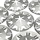 20 Stück Klemmscheiben,Hitzeschutzblech,Klemmscheiben Hitzeschutzblech,Hitzeschutzblech Auspuff,Star lock Befestigung Hitzeblech,Manganstahl,Silber (30mm)