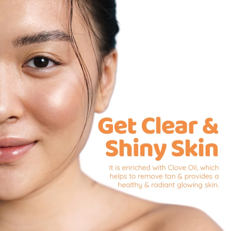 Image of Habibs Professional Natural Care D Tan Pack for Tan Removal Face Pack with Clove Oil & Eucalyptus Oil Lightening & Brightening Skin Anti-D Tan Face Pack for Glowing Skin No Parabens, Sulphates 100GM