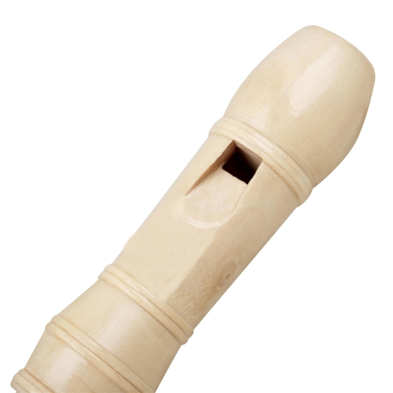 Blockflöte C-Ton 8 Loch Mit Musikinstrument Student Anfänger Profi Universal Natürliche Farbe Tenorflöte
