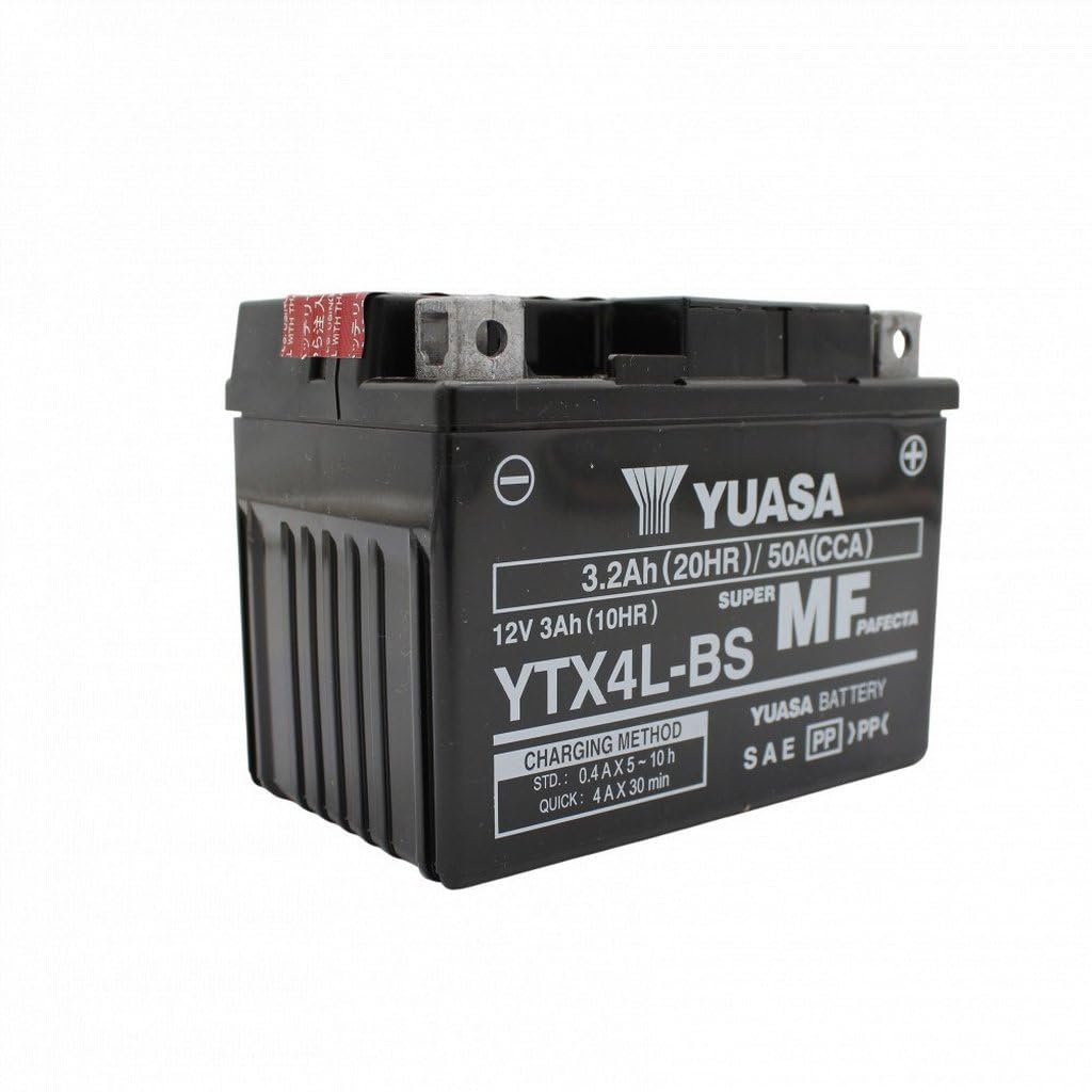 Yuasa batteria yuasa ytx4l-bscon acido batteria moto convenzionale 12 v capacità affidabile resistente vibrazioni