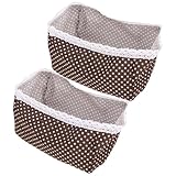 Kisangel 2 Stück Rechteckiger Picknickkorb-Einsatz Waschbarer...