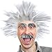Tigerdoe Mad Scientist Costume - Mad Scientist Wig - Physicist Costume - (3 Piece Set)