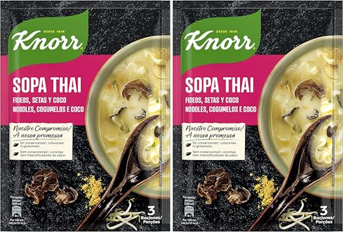 Knorr Sopa Deshidratada Thai 69g (Paquete de 2)