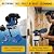 HVLP Paint Sprayer,1200W High Power Electric Spray Gun,6 Nozzles,3 Spray Patterns & 1200ml Large Container for Furniture,Cabinets,Walls,Fences,Garden & Outdoor