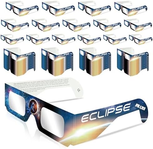 Sun Glasses Solar Eclipse Glasses (2-Pack) AAS Approved 2024