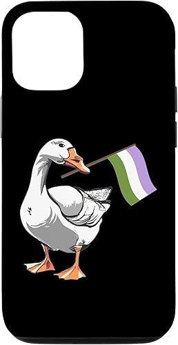 iPhone 1212 Pro Genderqueer Goose Bi Pride Flag Bi Pride Parade Flag LGBTQ Case
