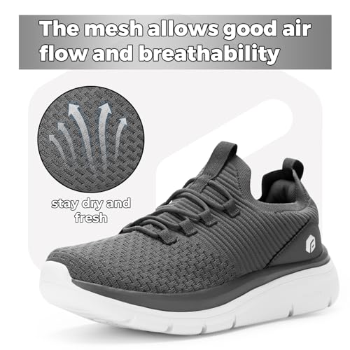 Image of FitVille Extra Wide Slip on Shoes for Men, Lightweight and Breathable Mens Wide Slip on Shoes Max Cushioning